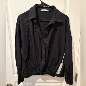 Stateside Charcoal Button-Up Shirt